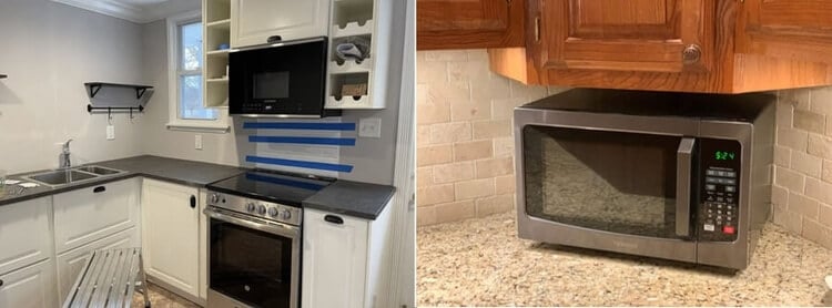 Difference Between Over the Range and Built-in Microwave